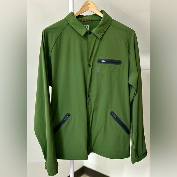 Men's XL Topo Designs Tech Breaker Waterproof Softshell Hybrid Jacket